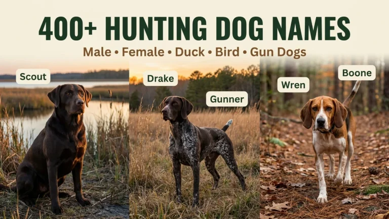 Hunting Dog Names