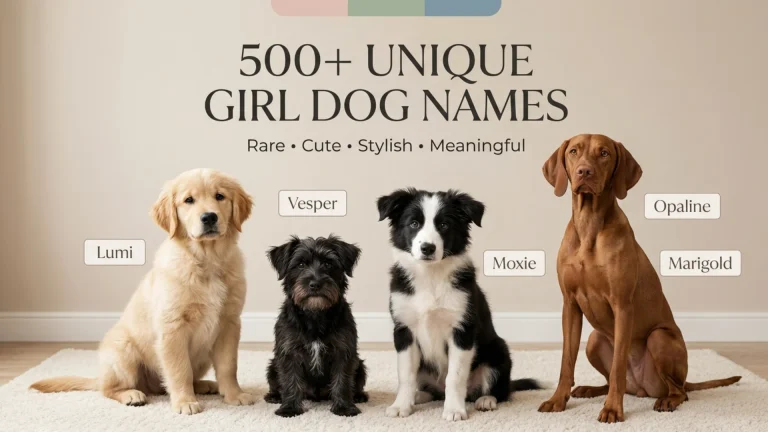 500+ Unique Dog Names Girl: Rare, Cute & Beautiful Female Puppy Names